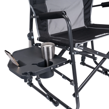 Ultra-Comfortable Freestyle Rocker XL with Side Table - Rocker Chair for Camping & Lawns Detail