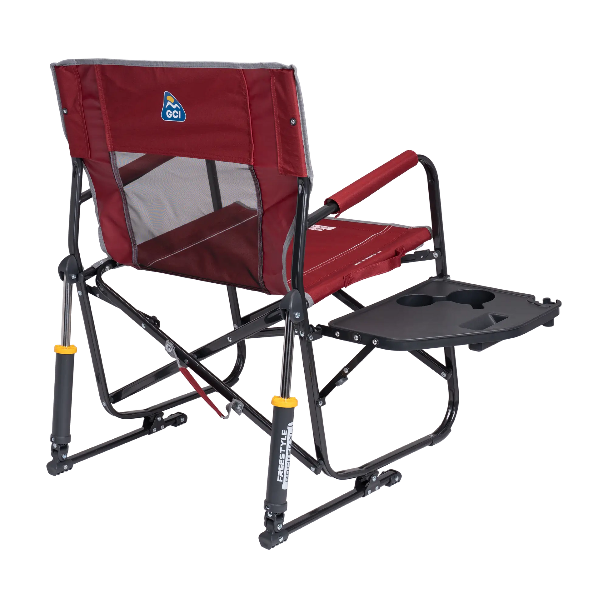 Ultra-Comfortable Freestyle Rocker XL with Side Table - Rocker Chair for Camping & Lawns Detail