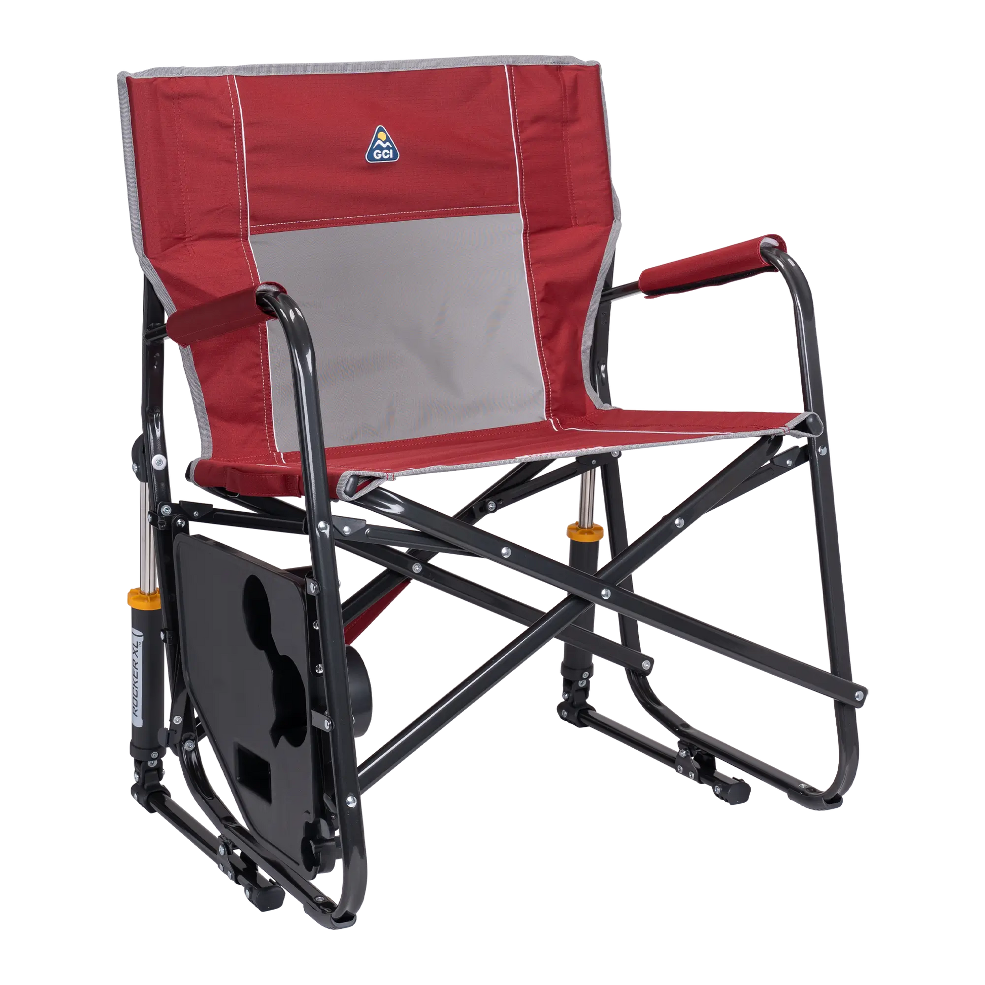 Ultra-Comfortable Freestyle Rocker XL with Side Table - Rocker Chair for Camping & Lawns Detail