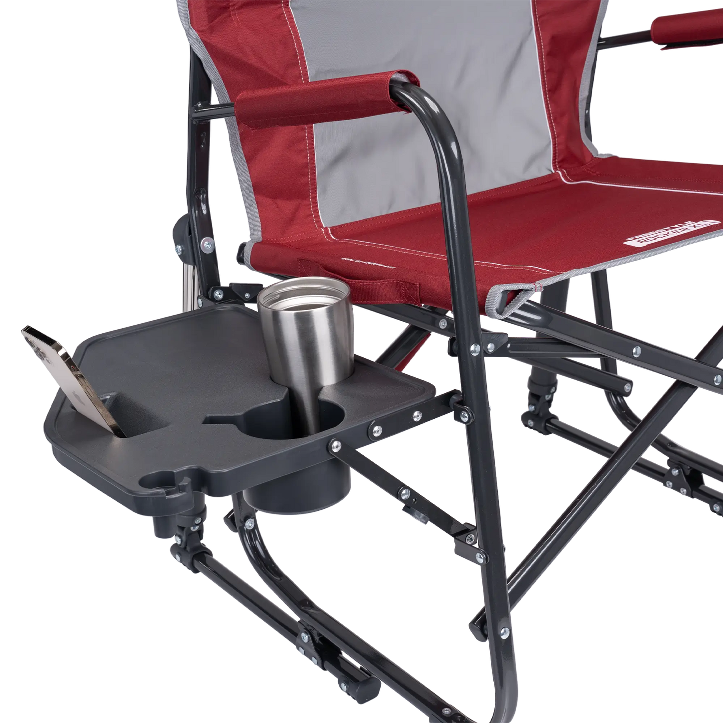 Ultra-Comfortable Freestyle Rocker XL with Side Table - Rocker Chair for Camping & Lawns Detail
