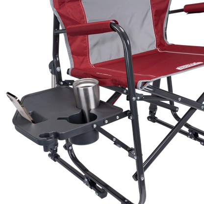 Ultra-Comfortable Freestyle Rocker XL with Side Table - Rocker Chair for Camping & Lawns Detail