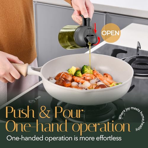Classic YARRAMATE 16oz/470ml Light-Blocking Dark Oil Sprayer for Cooking, Essentials