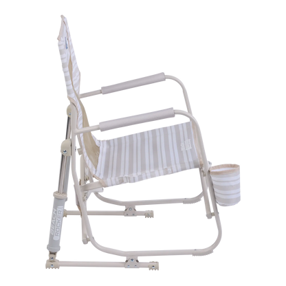 Ergonomic Portable Beach Rocker - Outdoor Rocking Chairs with Dynamic Comfort Edge Detail