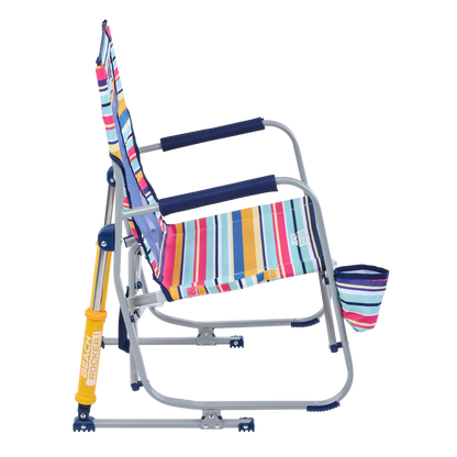 Ergonomic Portable Beach Rocker - Outdoor Rocking Chairs with Dynamic Comfort Edge Detail