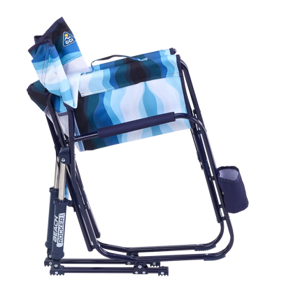 Ergonomic Portable Beach Rocker - Outdoor Rocking Chairs with Dynamic Comfort Edge Detail