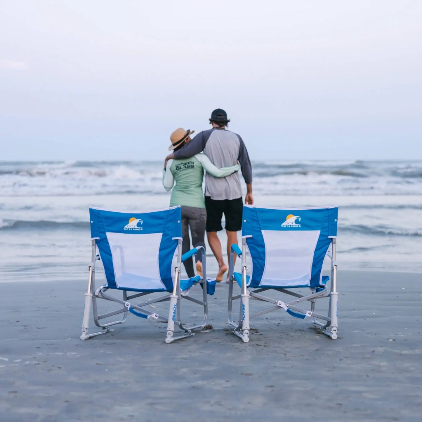 Ultra-Comfortable Beach Rocker Bundle - Folding Rocking Chair - Perfect for Tailgating Detail