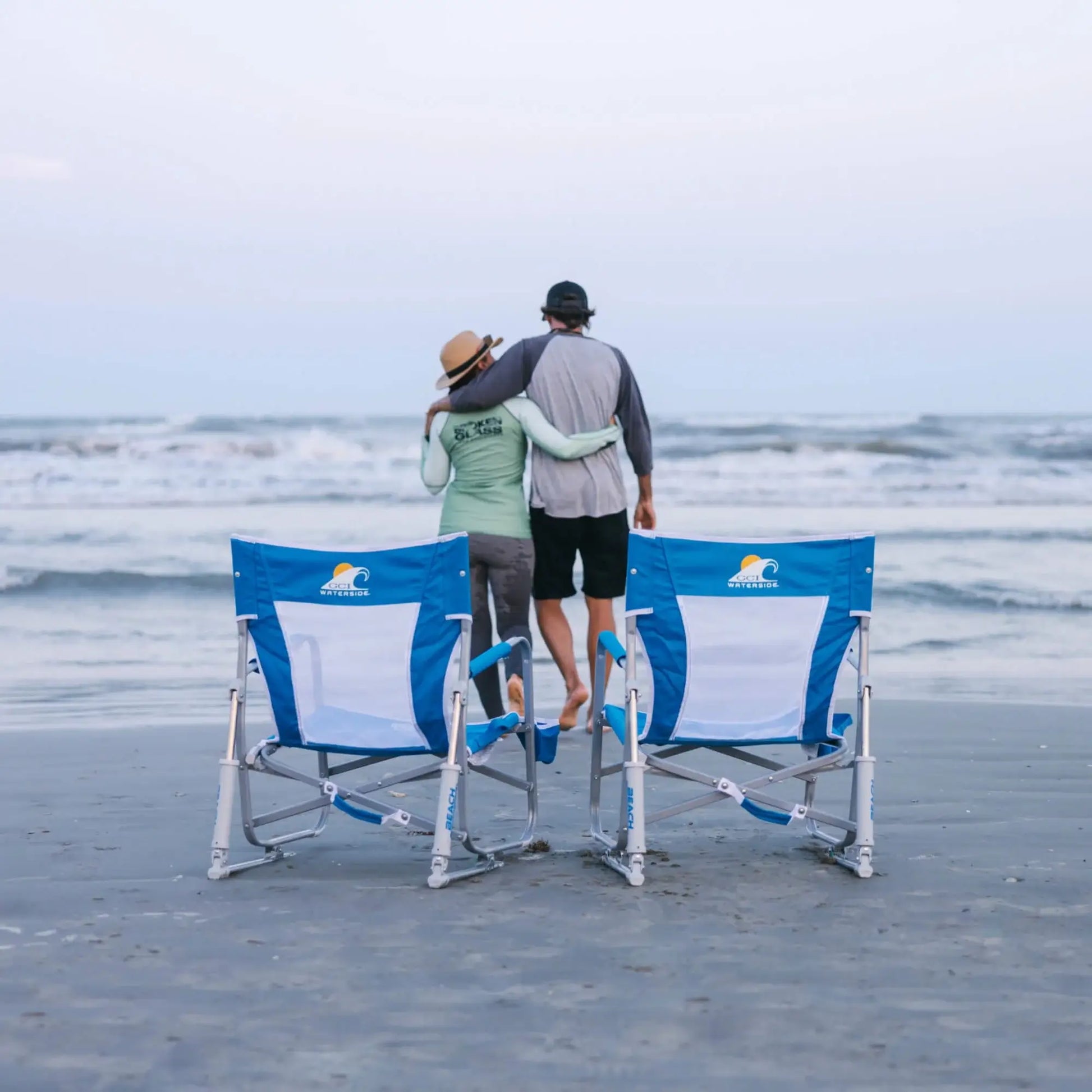 Ultra-Comfortable Beach Rocker Bundle - Folding Rocking Chair - Perfect for Tailgating Detail