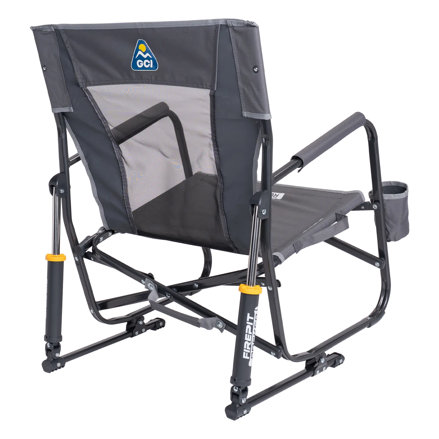Premium All-Weather FirePit Rocker - Rocker Chair for Camping & Lawns Detail