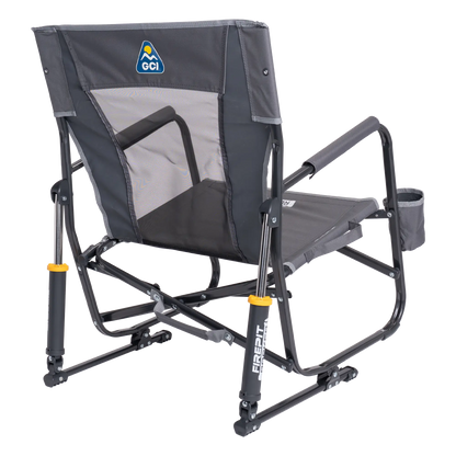 Premium All-Weather FirePit Rocker - Rocker Chair for Camping & Lawns Detail