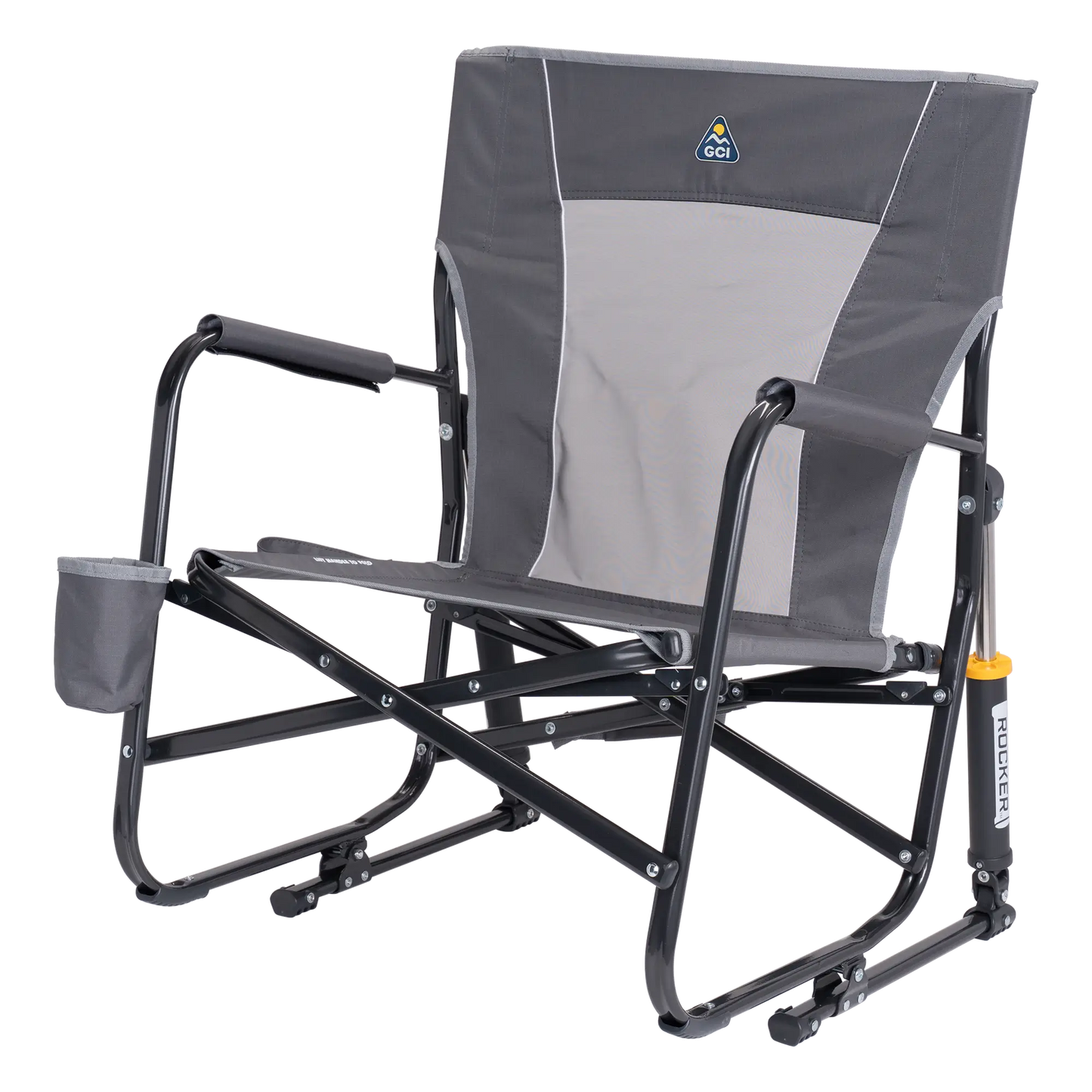 Premium All-Weather FirePit Rocker - Rocker Chair for Camping & Lawns Detail