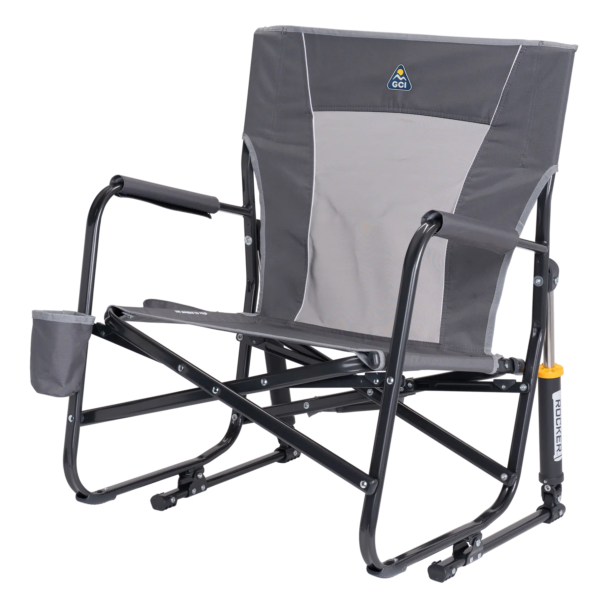 Premium All-Weather FirePit Rocker - Rocker Chair for Camping & Lawns Detail