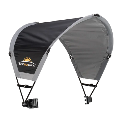 Instant Pop-Up SunShade Accessory - Black - Portable Beach Canopy with Adjustable Shade Angle - Black
