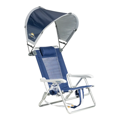 UV-Protection SunShade Accessory - Indigo - Portable Beach Canopy with Adjustable Shade Angle Detail