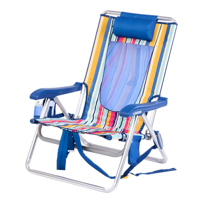 Ultra-Comfortable Backpack Beach Chair - Rocker Chair for Camping & Lawns Detail