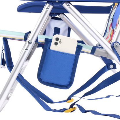 Ultra-Comfortable Backpack Beach Chair - Rocker Chair for Camping & Lawns Detail