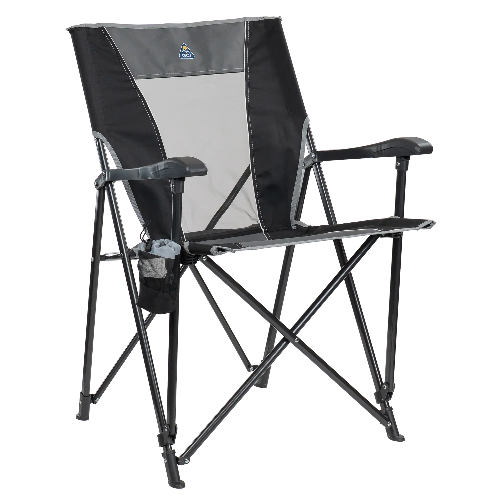 Ultra-Comfortable Eazy Chair - Rocker Chair for Camping & Lawns - Black