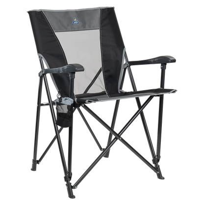 Ultra-Comfortable Eazy Chair - Rocker Chair for Camping & Lawns - Black