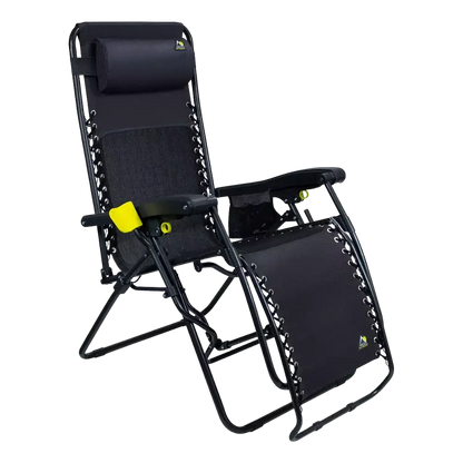 Premium All-Weather Freeform Zero Gravity Lounger Bundle - Camp Rocker Chair for Fishing & Beach Trips Detail