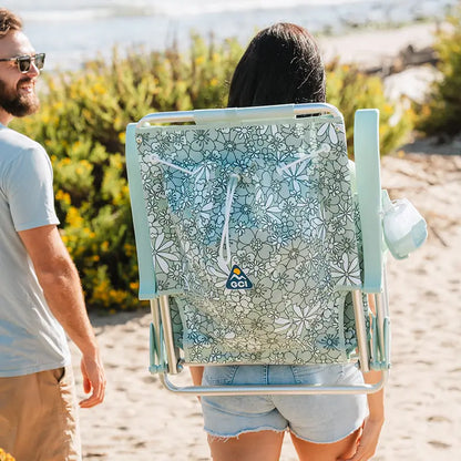 Ultra-Comfortable Backpack Beach Chair - Rocker Chair for Camping & Lawns Detail