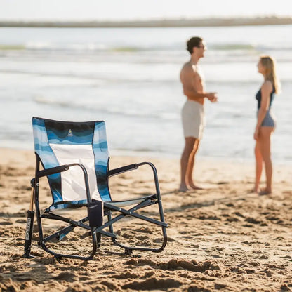 Ergonomic Portable Beach Rocker - Outdoor Rocking Chairs with Dynamic Comfort Edge Detail