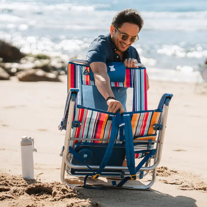 Ultra-Comfortable Big Surf with Slide Table - Camp Rocker Chair for Fishing & Beach Trips Detail