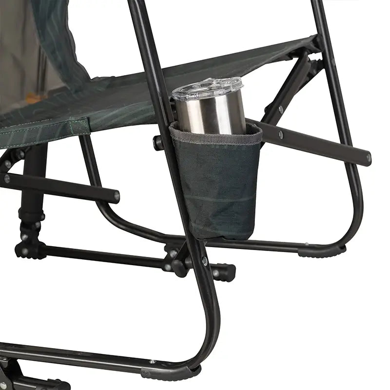 Premium All-Weather FirePit Rocker - Rocker Chair for Camping & Lawns Detail