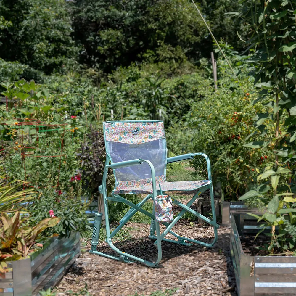 Premium All-Weather Freestyle Rocker Elite - Camp Rocker Chair for Fishing & Beach Trips Detail
