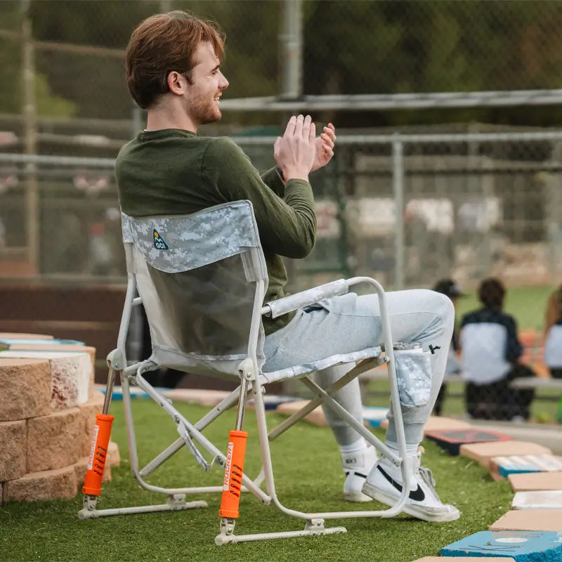Premium All-Weather Freestyle Rocker Elite - Camp Rocker Chair for Fishing & Beach Trips Detail