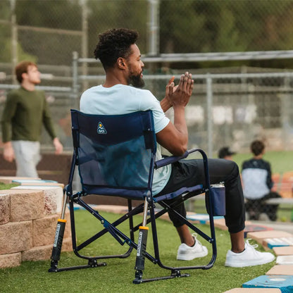 Premium All-Weather Freestyle Rocker Elite - Camp Rocker Chair for Fishing & Beach Trips Detail