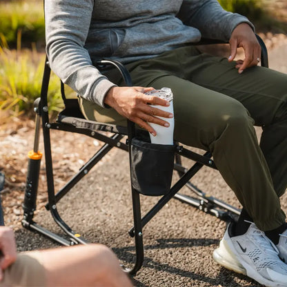 Premium All-Weather Freestyle Rocker Elite - Camp Rocker Chair for Fishing & Beach Trips Detail