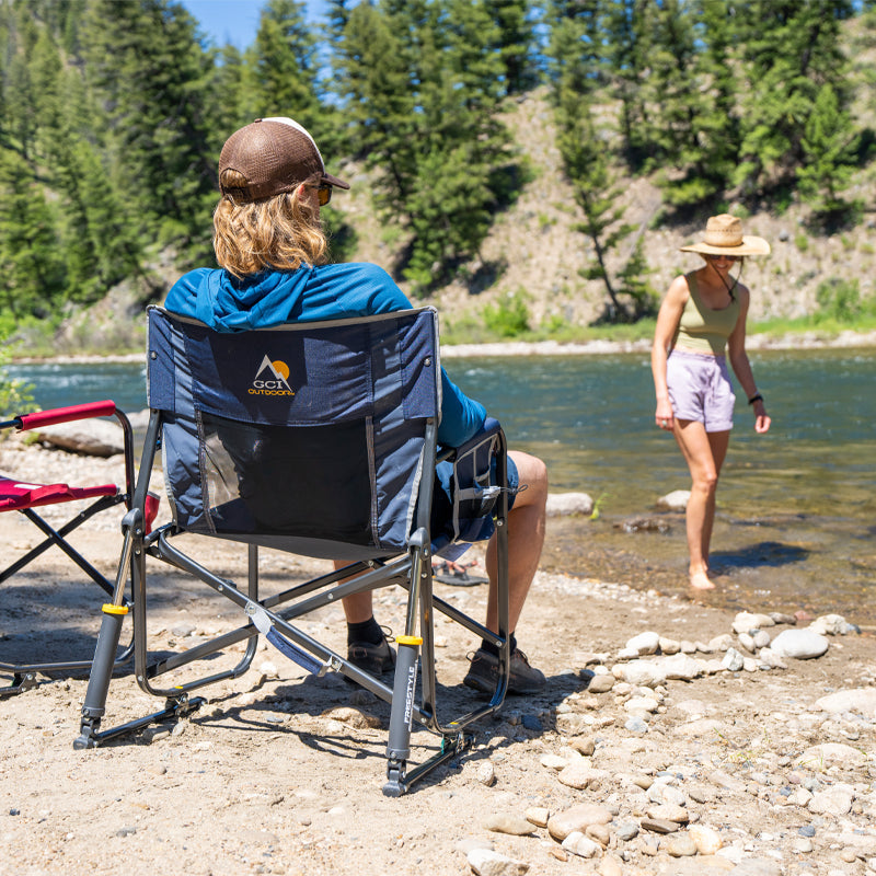 Ultra-Comfortable Freestyle Rocker XL - Rocker Chair for Camping & Lawns Detail