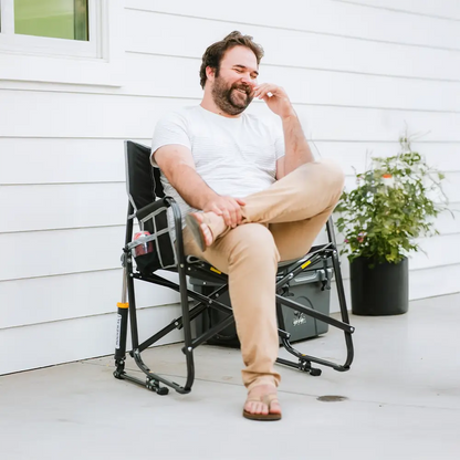 Ultra-Comfortable Freestyle Rocker XL - Rocker Chair for Camping & Lawns Detail