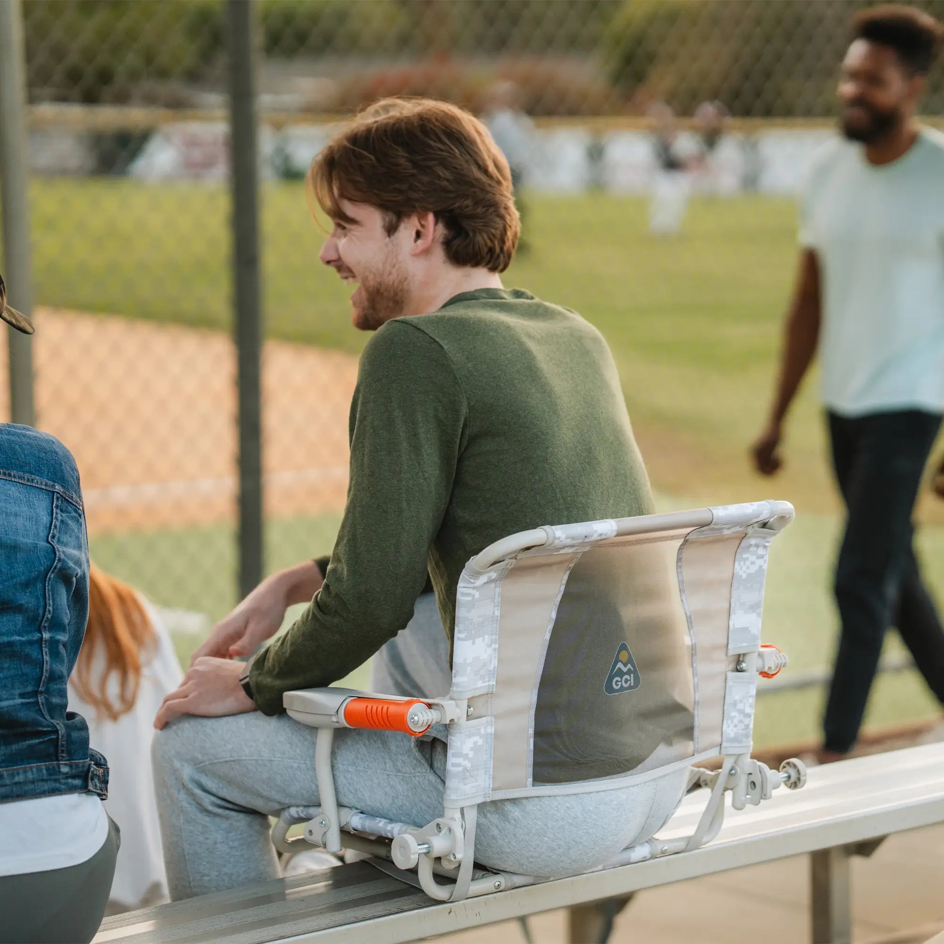 Ultra-Comfortable Stadium Rock-Cliner - Folding Rocking Chair - Perfect for Tailgating Detail