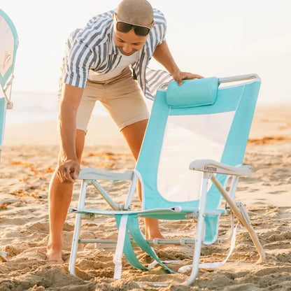 Ultra-Comfortable Big Surf with Slide Table - Camp Rocker Chair for Fishing & Beach Trips Detail