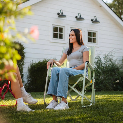 Premium All-Weather Stowaway Rocker - Folding Rocking Chair - Perfect for Tailgating Detail