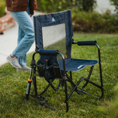 Premium All-Weather Stowaway Rocker - Folding Rocking Chair - Perfect for Tailgating Detail
