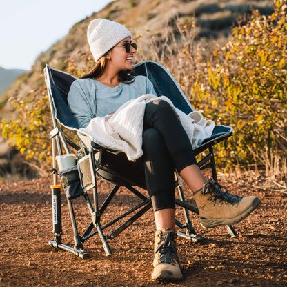 Premium All-Weather Pod Rocker - Rocker Chair for Camping & Lawns Detail
