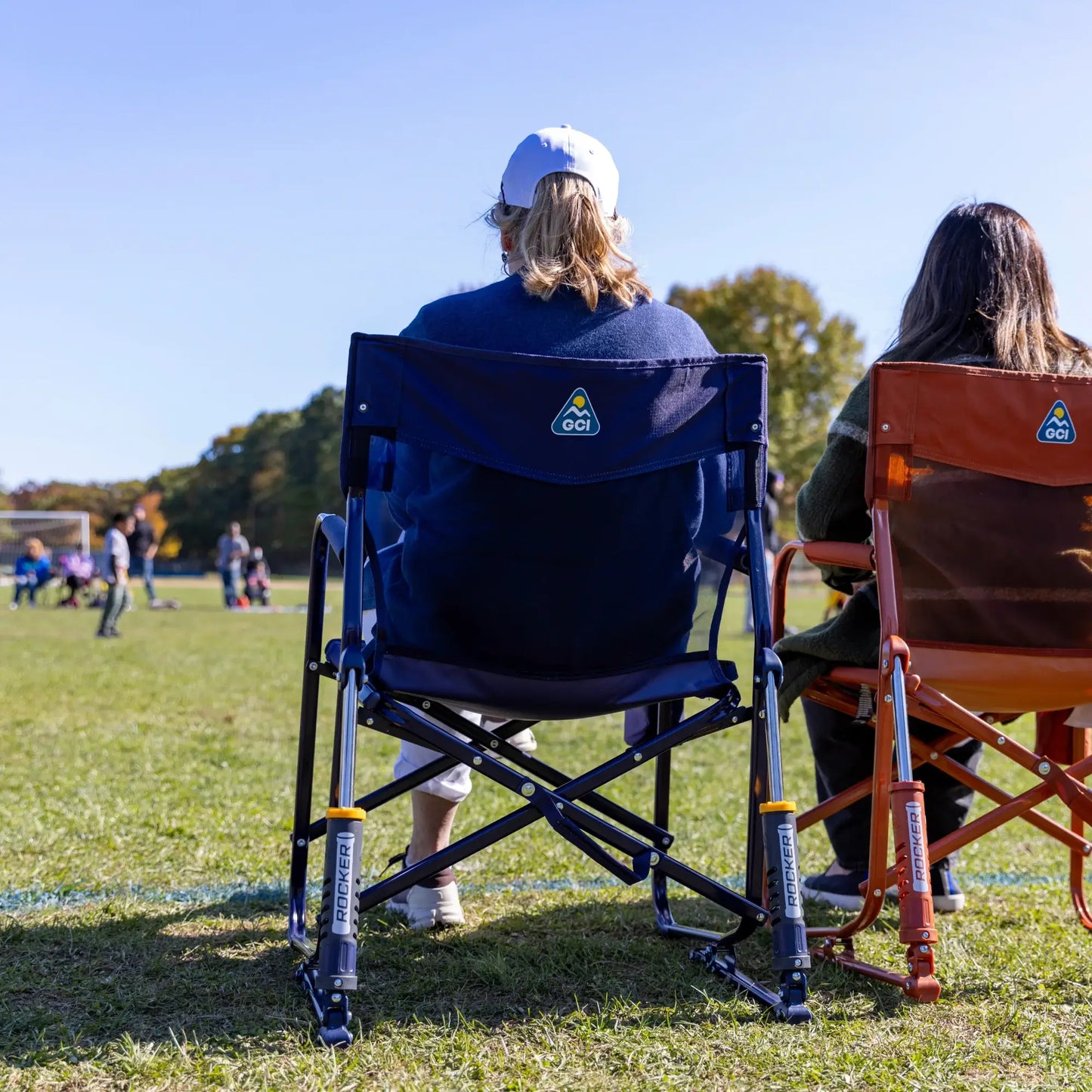Premium All-Weather Freestyle Rocker Elite - Camp Rocker Chair for Fishing & Beach Trips Detail