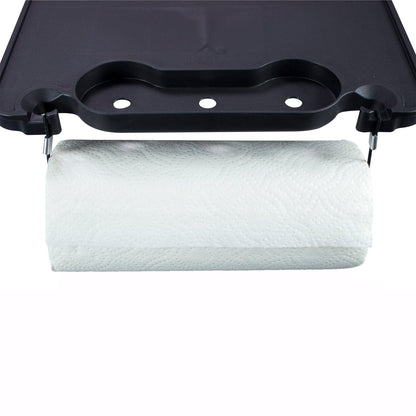 Heavy Duty Master Cook Station - Folding Camping Table with Storage Shelves Detail