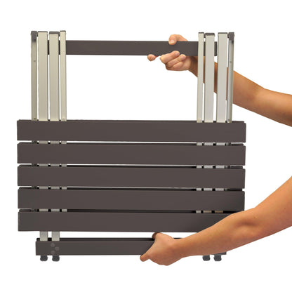 Portable Outdoor Compact Camp Table 25 - Heavy Duty Aluminum Folding Picnic Table Detail