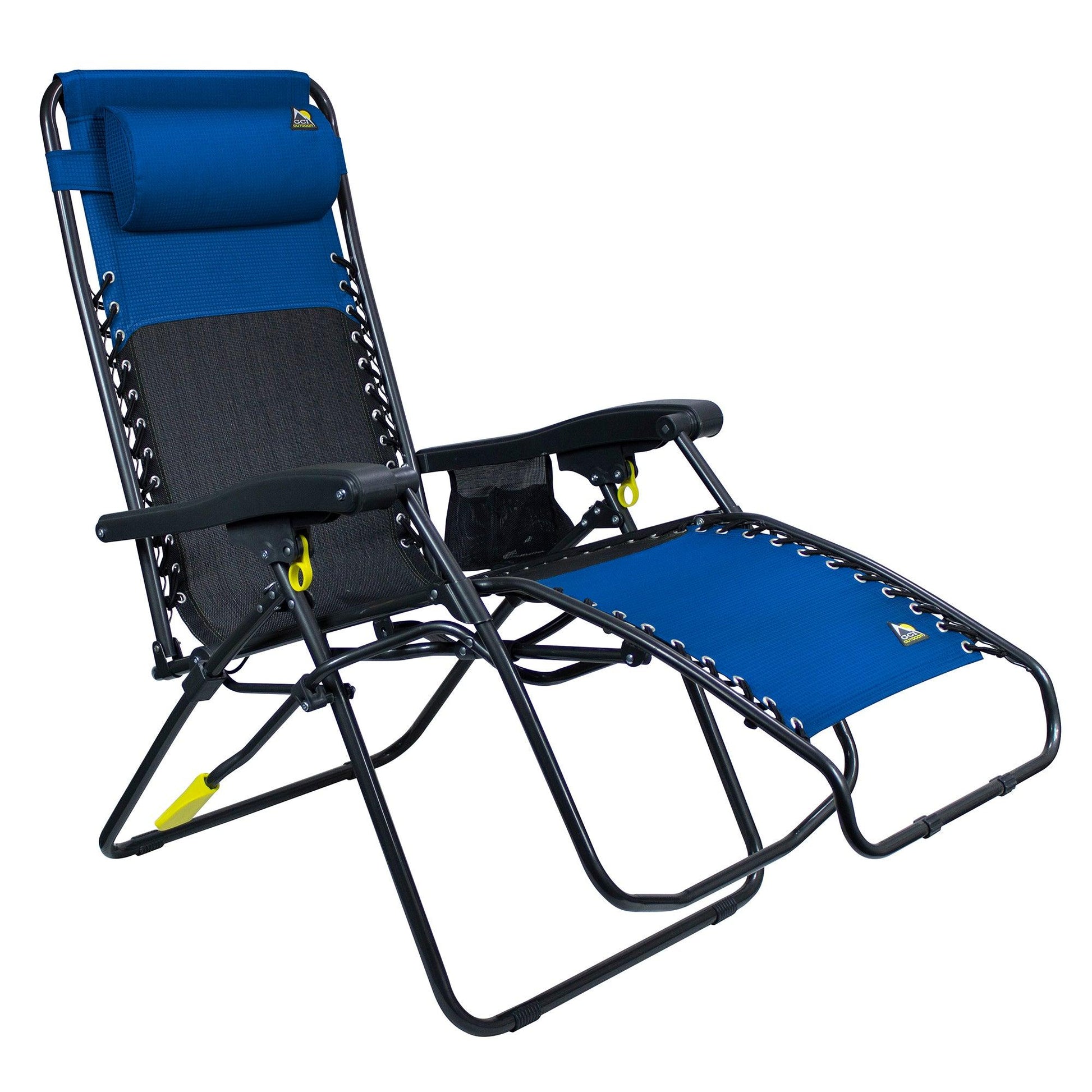 Premium All-Weather Freeform Zero Gravity Lounger Bundle - Camp Rocker Chair for Fishing & Beach Trips Detail