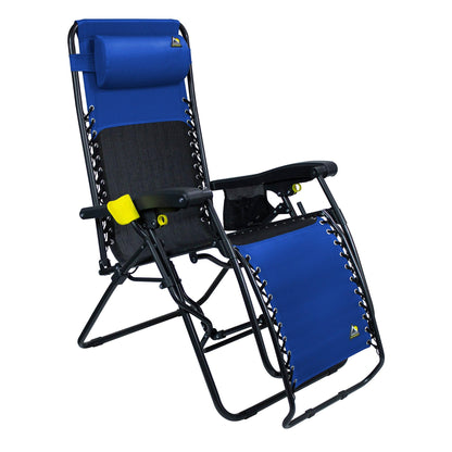 Premium All-Weather Freeform Zero Gravity Lounger Bundle - Camp Rocker Chair for Fishing & Beach Trips Detail