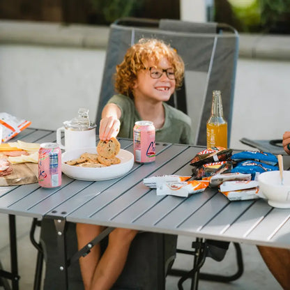 Heavy Duty Slim-Fold Table - Portable Camp Kitchen Table Counter Detail