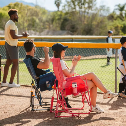 Premium All-Weather Stowaway Rocker - Folding Rocking Chair - Perfect for Tailgating Detail