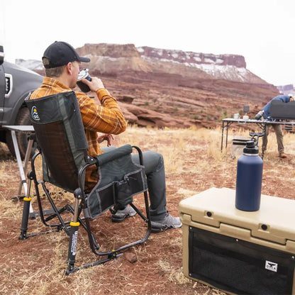 Premium All-Weather Stowaway Rocker - Folding Rocking Chair - Perfect for Tailgating Detail