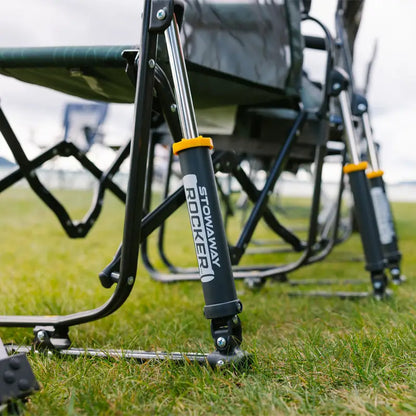 Premium All-Weather Stowaway Rocker - Folding Rocking Chair - Perfect for Tailgating Detail
