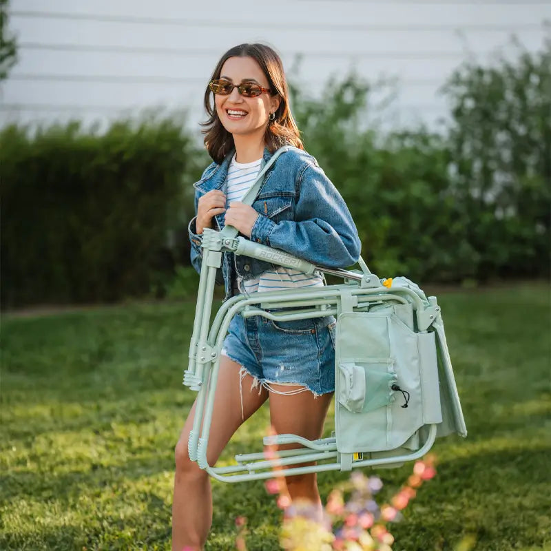 Premium All-Weather Stowaway Rocker - Folding Rocking Chair - Perfect for Tailgating Detail