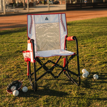 Premium All-Weather Stowaway Rocker - Folding Rocking Chair - Perfect for Tailgating Detail