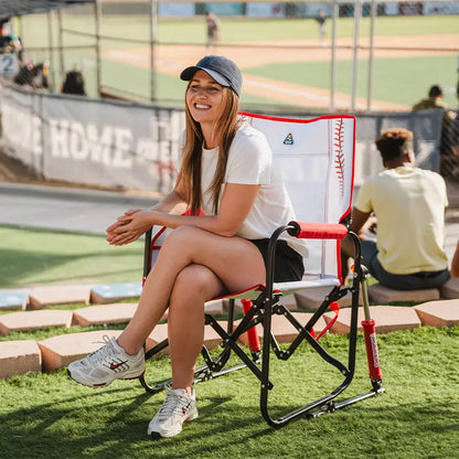 Premium All-Weather Stowaway Rocker - Folding Rocking Chair - Perfect for Tailgating Detail