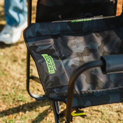 Premium All-Weather Stowaway Rocker - Folding Rocking Chair - Perfect for Tailgating Detail
